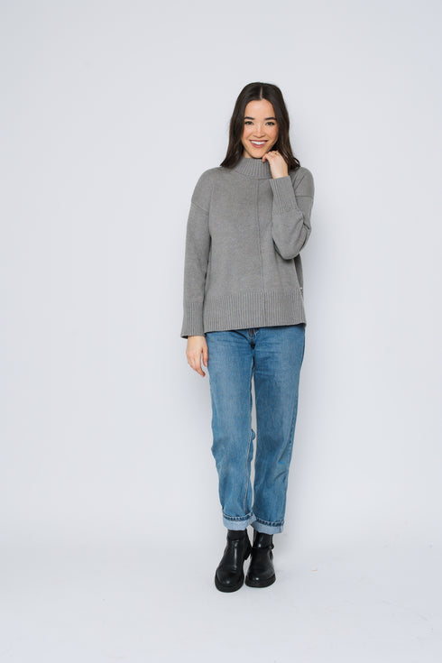 Lita-Mock Neck Pullover